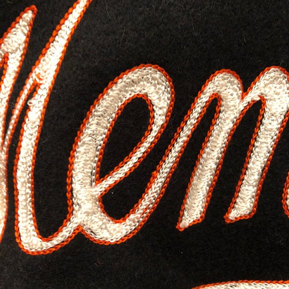 Hewitt vintage men varsity black leather and fabric jacket, XL - Picture 7 of 14